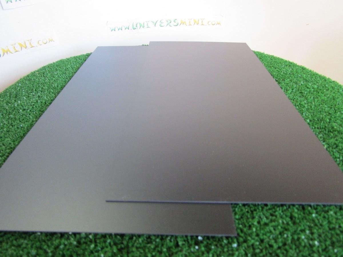 150x300x0,75 mm Evergreen Schwarze Polystyrolplatten 9514 2