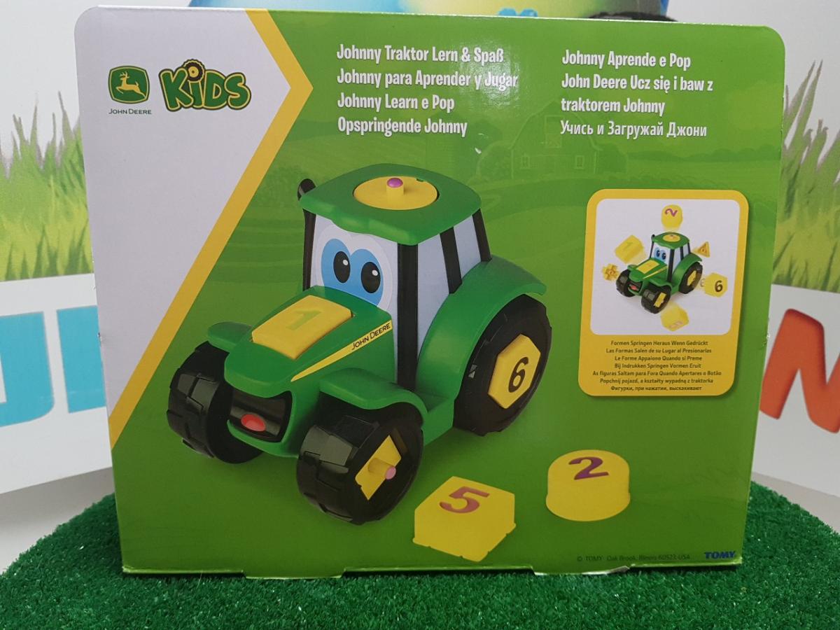 Britains John Deere aprender y Pop Tractor Pre-Escolar Aprender Formas Y Números De Juguete 