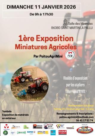  Exposition le 11 janvier 2026 à St Martin la Pallu (86)