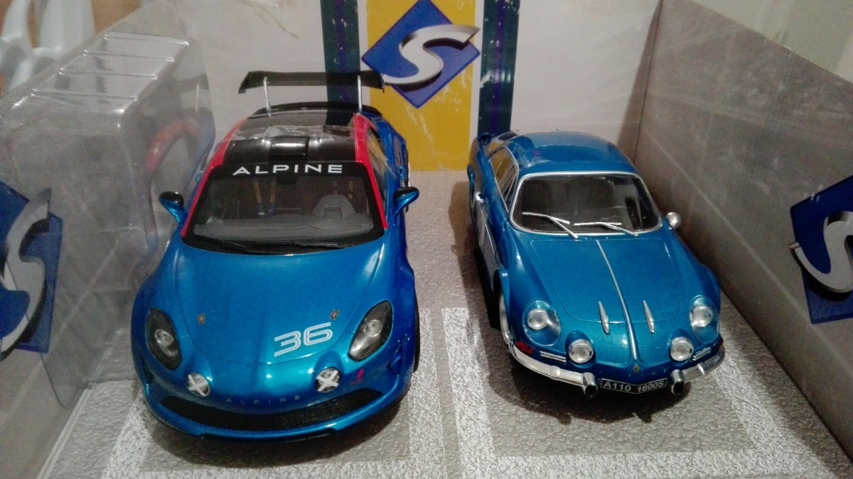 Coffret 2 maquettes voiture : Alpine A110 1600S