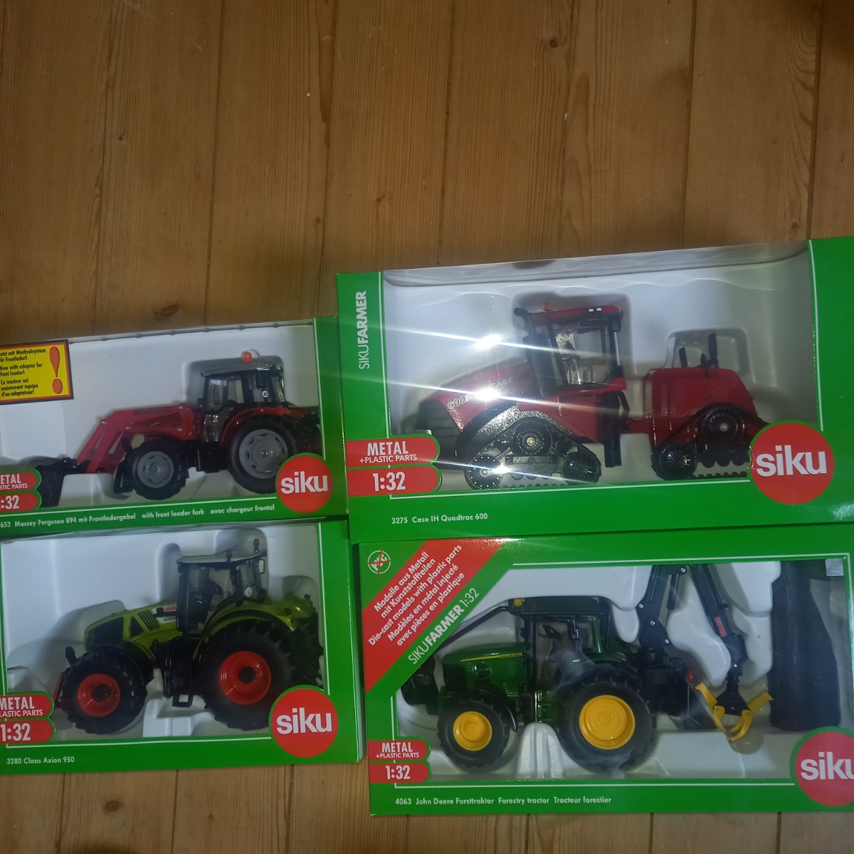 Lot 4 tracteur siku 1/32 occasion - Siku 1/32 - Tracteurs à