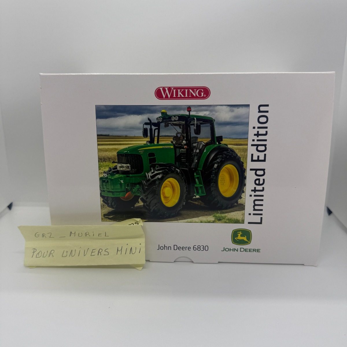 JOHN DEERE 6830 Wiking occasion - Wiking 1/32 - Tracteurs simples