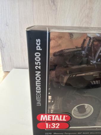 Used MASSEY-FERGUSON 8680 Blackline - Siku 1/32 - Simple Tractors