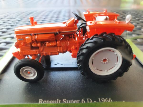Renault super 6d 1966 orange tracteur 1:43 uh universal Hobbies voiture miniature 
