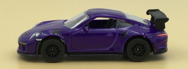 Porsche 911 GT3 RS Majorette violeta, bacalao. 209H, escala 1/59