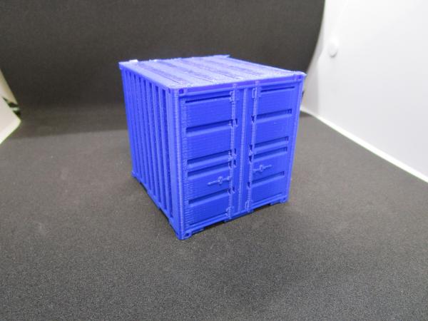small maritime container - 3d printing - scale 1/32