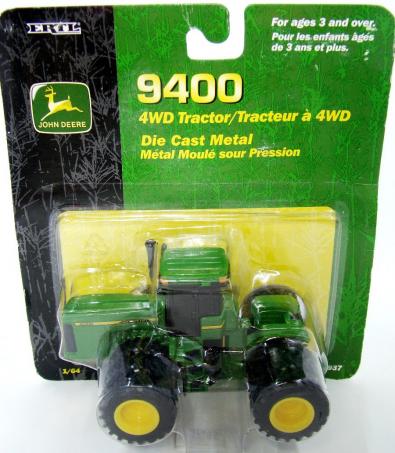 1/64 Tracteur JOHN DEERE 9400 Fabriqué par ERTL N°15100