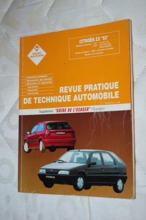 Revue technique Citroen ZX depuis 1993 et manuel d'utilisation