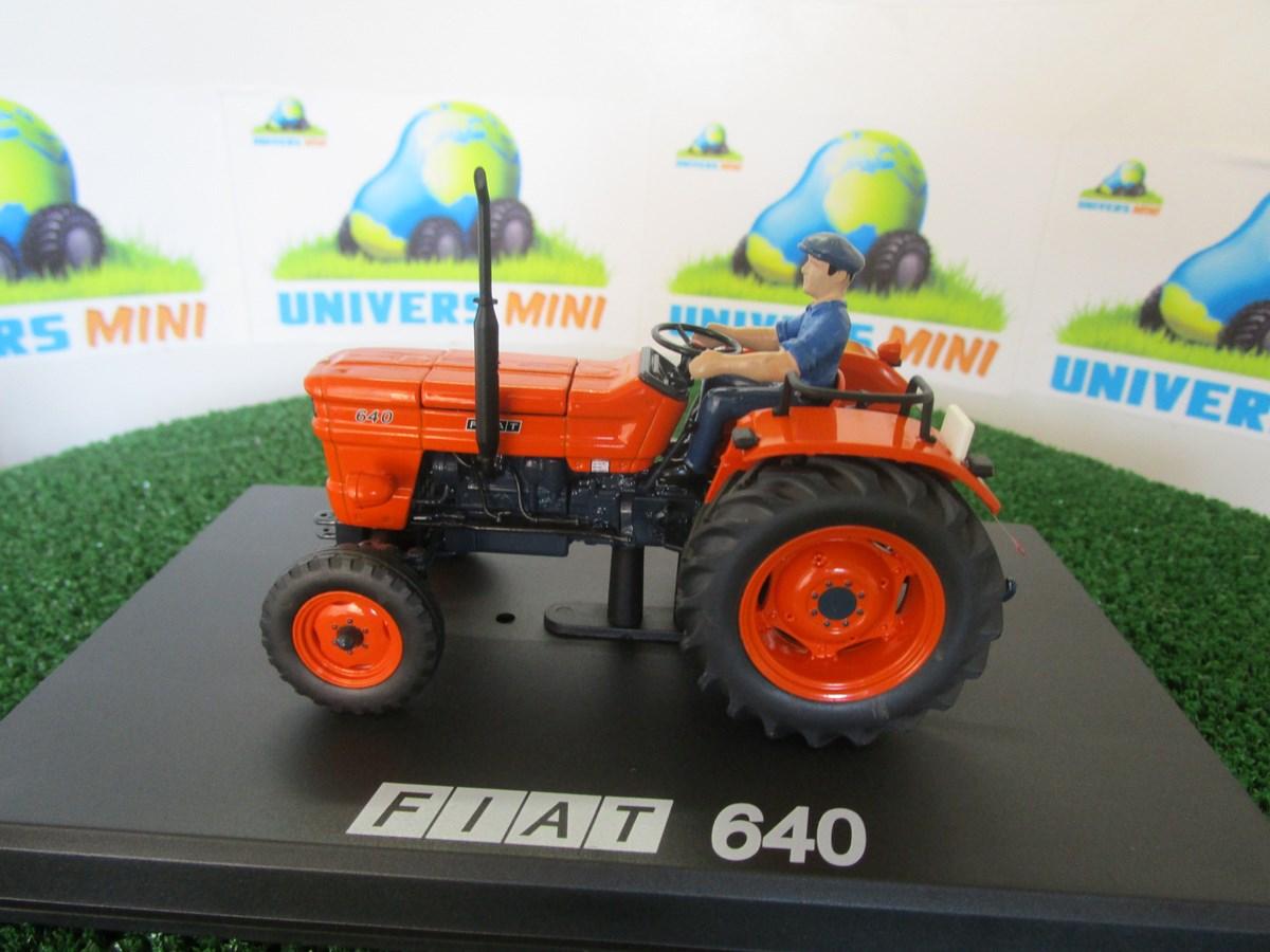 REP158 Tracteur FIAT 640 accompagné d'une figurine 
