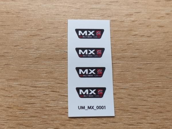 4 decalcomanie MX Multimass 1200