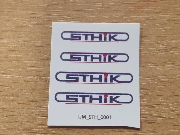 4 décalques logo STHIK 4/4.5mm (pré-coupé)