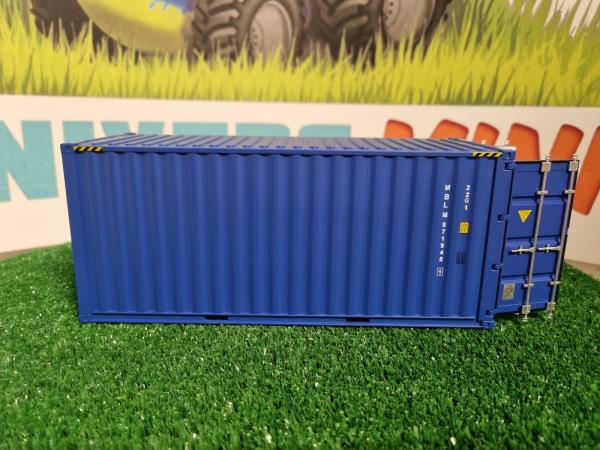 Shipping container 20 feet Blue