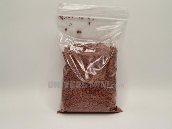 300 grammes imitation minerai rouge/fer