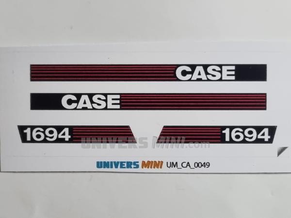 4 autocollants CASE 1694 (pré-coupés)