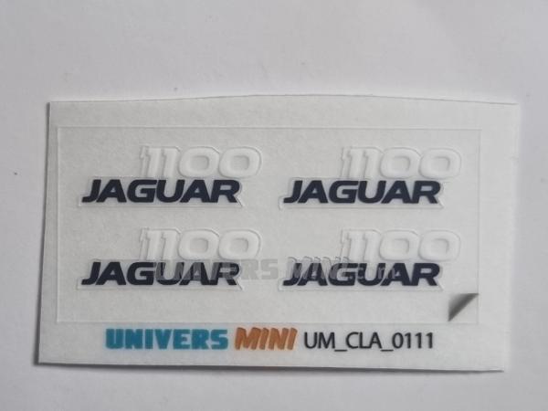 4 autocollants CLAAS Jaguar 1100 noir/blanc (pré-coupés)