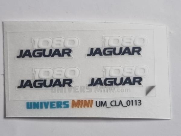 4 autocollants CLAAS Jaguar 1080 noir/blanc (pré-coupés)