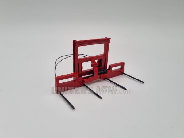 Pique botte repliable rouge/noir