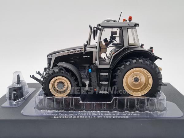 MASSEY-FERGUSON 7S.210 noir mat + jantes dorées