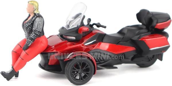 Moto CAN-AM Spyder RT rouge